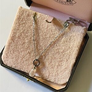 Juicy Couture Y2K  Vintage Pendant Necklace Charms Rhinestone Glam